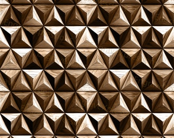 Lasergraveerbestand met 3D optische illusie: naadloze houten tegel (PNG, SVG)