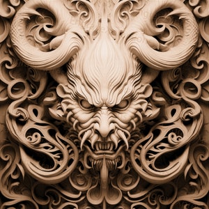 Laserbrand PNG | 3D illusie | Graveren | Laserklaar | Lightburn-bestand | Digitaal ontwerpbestand | Kwaad | Demon | Duivel - 3
