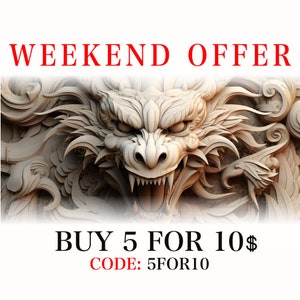 Laser Burn PNG | 3D Illusion | Engrave | Laser Ready |  Lightburn File | Digital Design File | Dragon 1