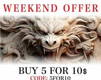 Laser Burn PNG | 3D Illusion | Engrave | Laser Ready |  Lightburn File | Digital Design File | Dragon 1