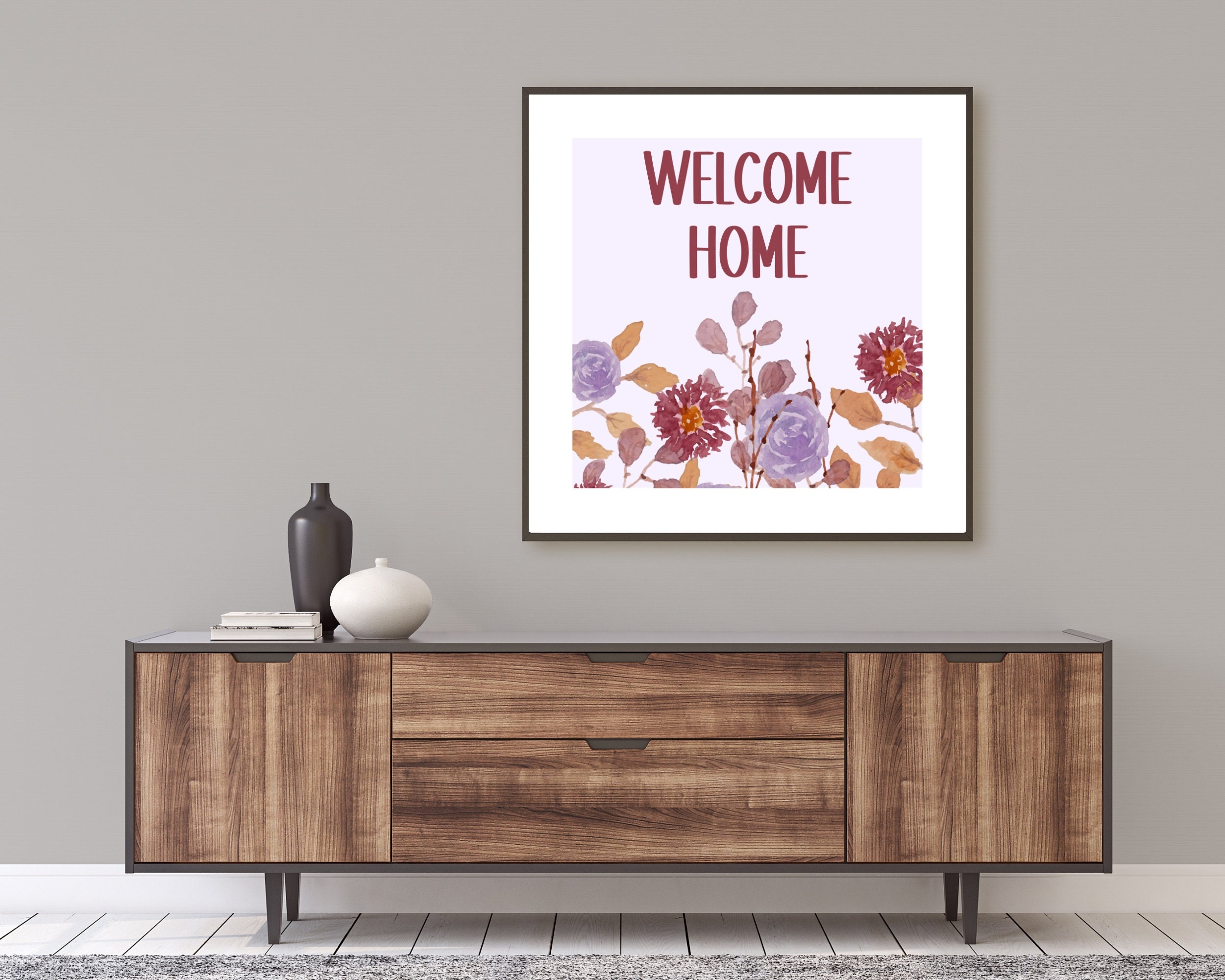 Welcome Home Printable Housewarming Gift Welcome Home Wall Art 