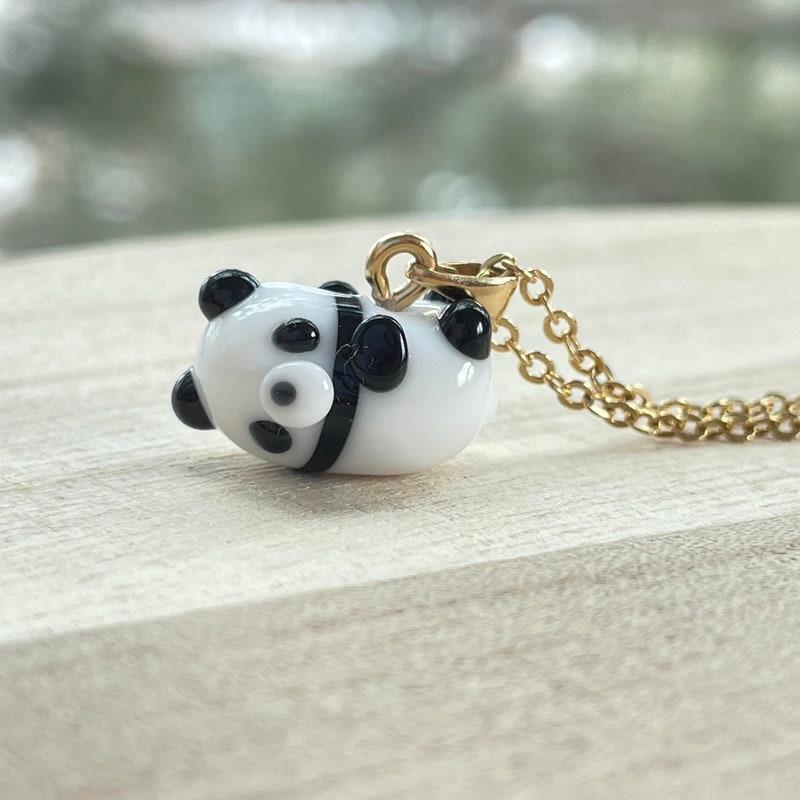 Panda Necklace - Etsy