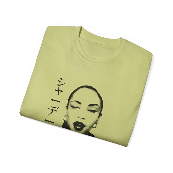 Sade Cool Graphic T-shirt With Japanese Script - Vintage Classic