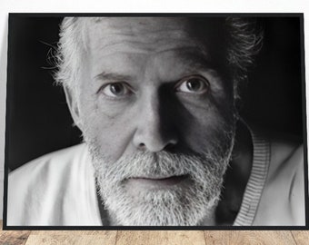 Robert Adams Wooden Frame Portrait, Spiritual Home Wall Decor - Etsy