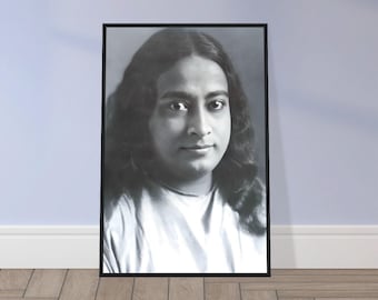 Unframed Poster Of Paramahansa Yogananda | Guru Photo | Sage Reminder Image | Sacred Serenity Home Decor | Tranquil Art