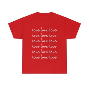 Love Love Love Unisex Heavy Cotton Tee
