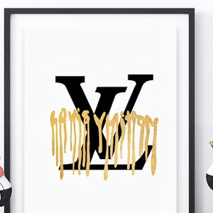 Louis Vuitton Lip Poster inspired 5x7Poster or Sign