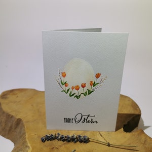 Jede Karte handgemalt | Ostergrüße | Persönliche Osterkarte | Handgemalte Aquarell-Motive