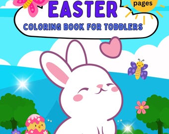 Ostern Malbücher für Kinder ab 3 Jahren
