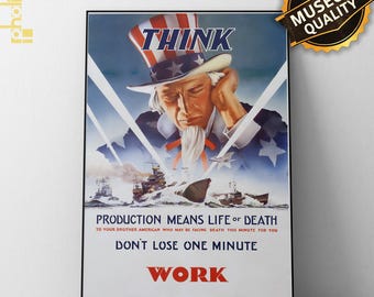 Uncle Sam WWII Poster: 