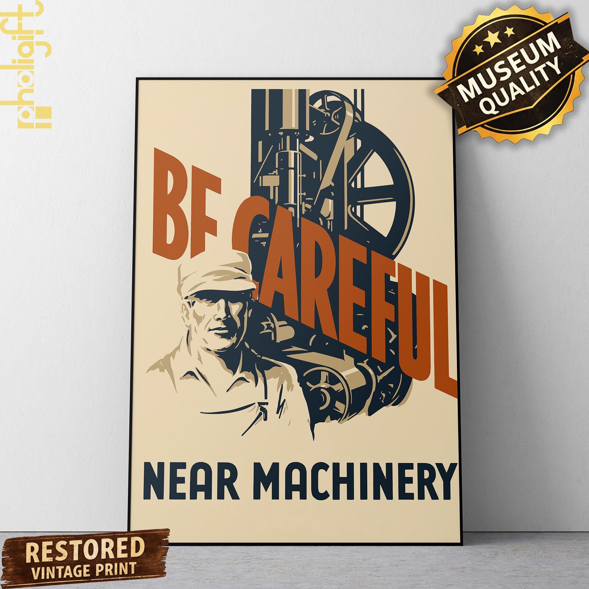 Vintage Safety Sign - Etsy