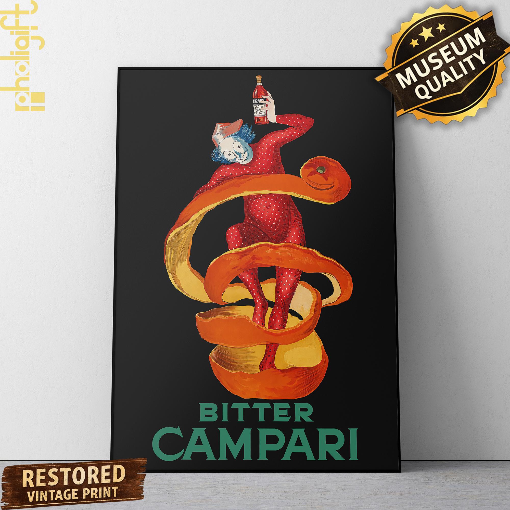 額縁付きポスター画　campari Campari Wall Art - Etsy