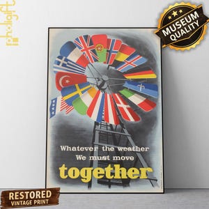 Eu Propaganda Poster - Etsy