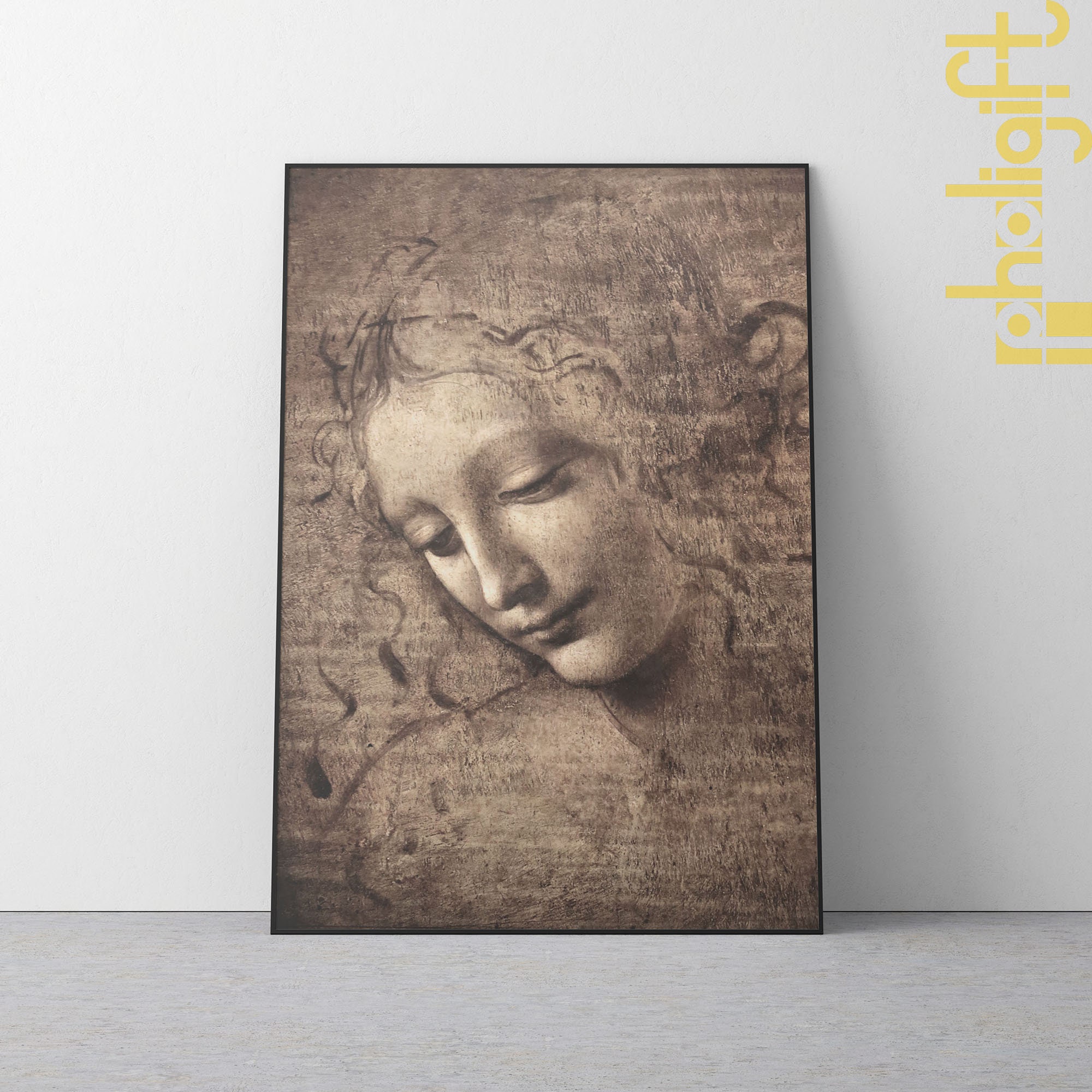 Leonardo Da Vinci Print Set, Museum Gallery Wall Art (digital