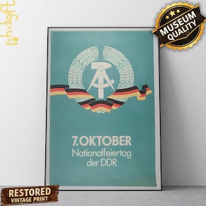 East German Poster - Etsy