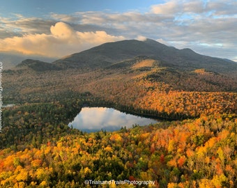 Adirondacks Canvas Gift Print. Housewarming Gift. Print for Office or Business. Hang in your Cabin. Woods Photo. Sunset Canvas Print