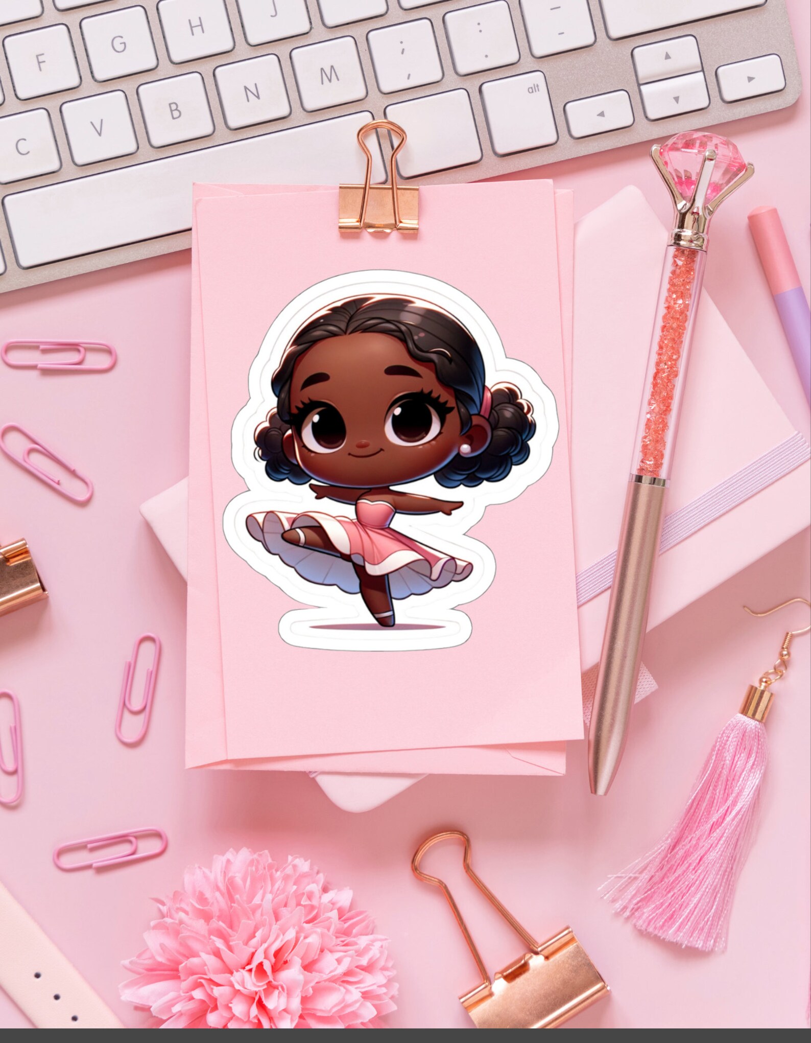 My Dreamy Dancer Girl #1 Sticker - Etsy
