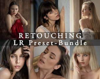 Portrait & Augen Retusche Preset-Bundle mit Lightroom AI adaptiven Masken