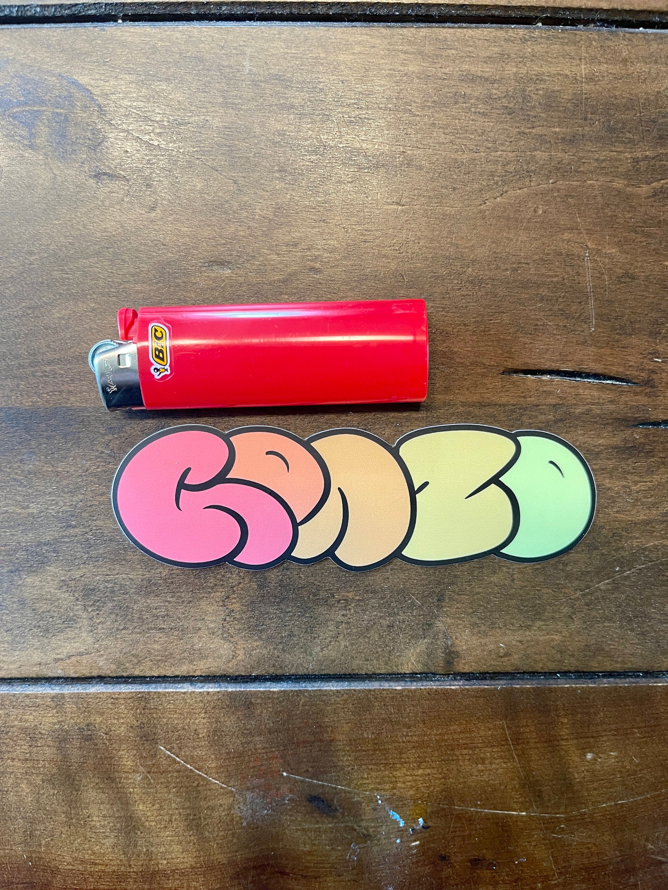 Sticker Throwies GONZO SLAPS - Graffiti Gradient Style Stickers - Die Cut Waterproof ...