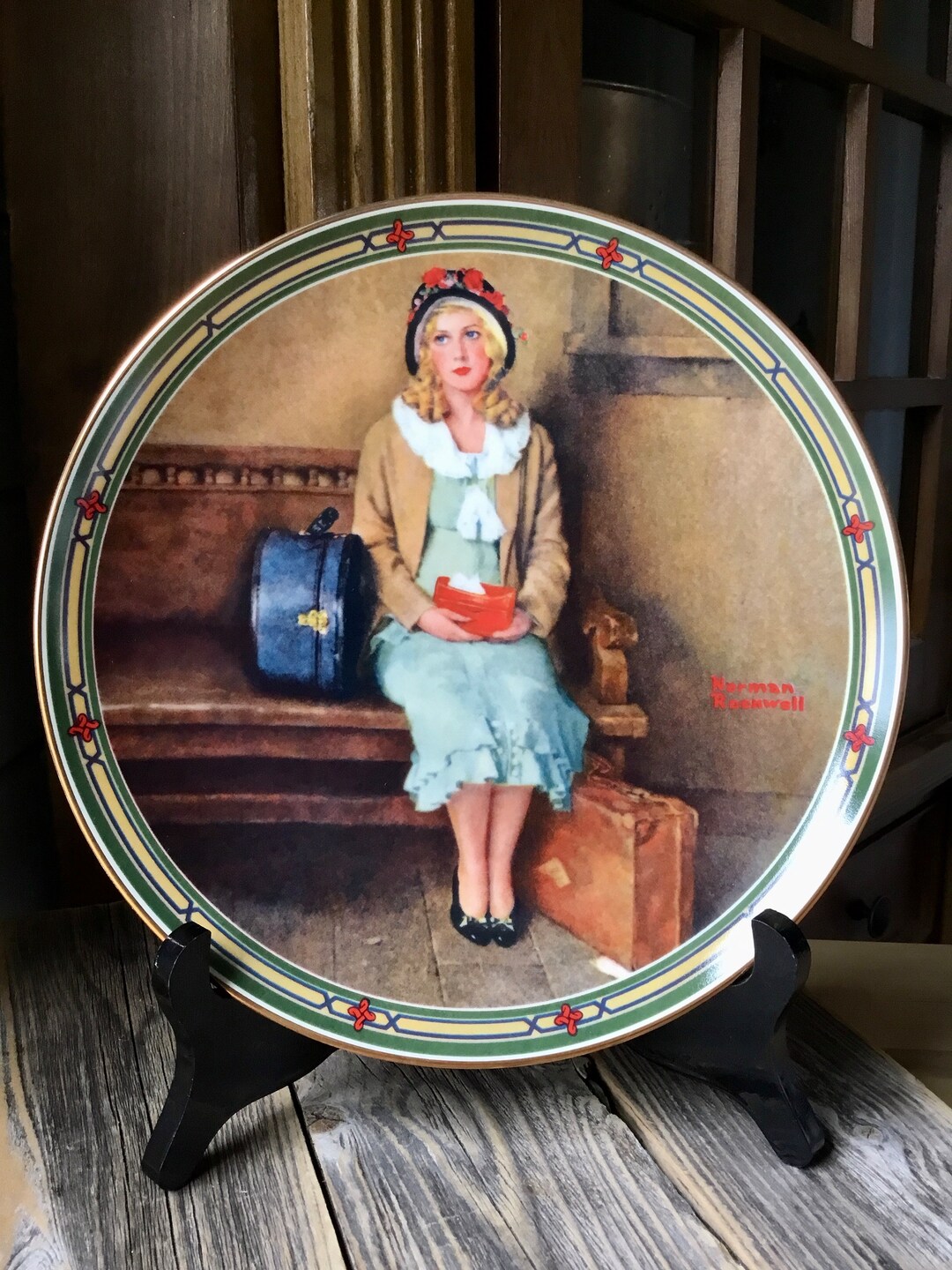 Vintage Norman Rockwell Collector Plate, 
