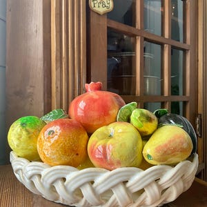 Majolica Fruit Basket - Etsy