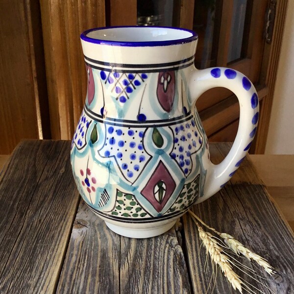 Le Souk Ceramique, Handmade in Tunisia, Stoneware Mug