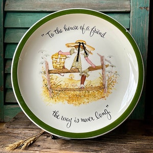 Vintage Holly Hobbie Collector’s Edition Ceramic Plate, USA, American Greetings