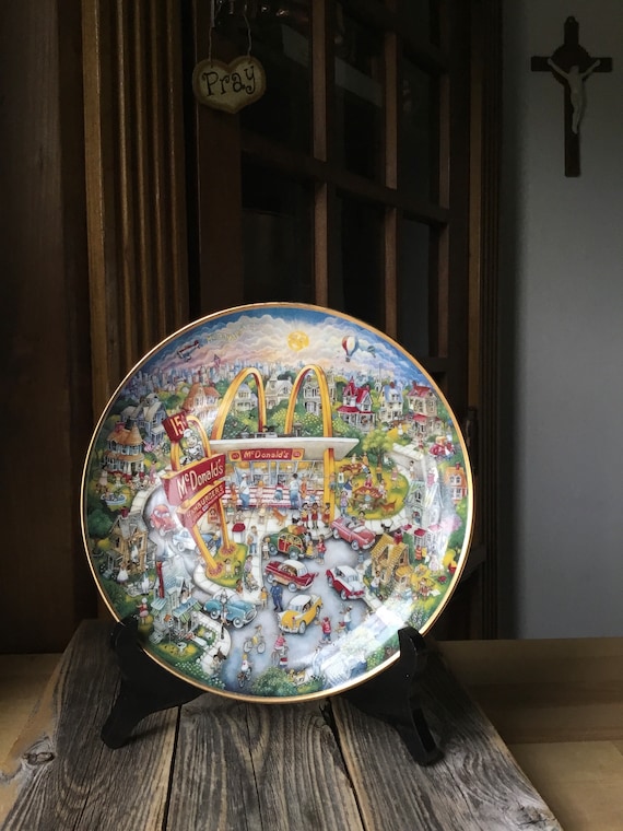 Mcdonald's Vintage “golden Moments” Collector's Plate, Franklin