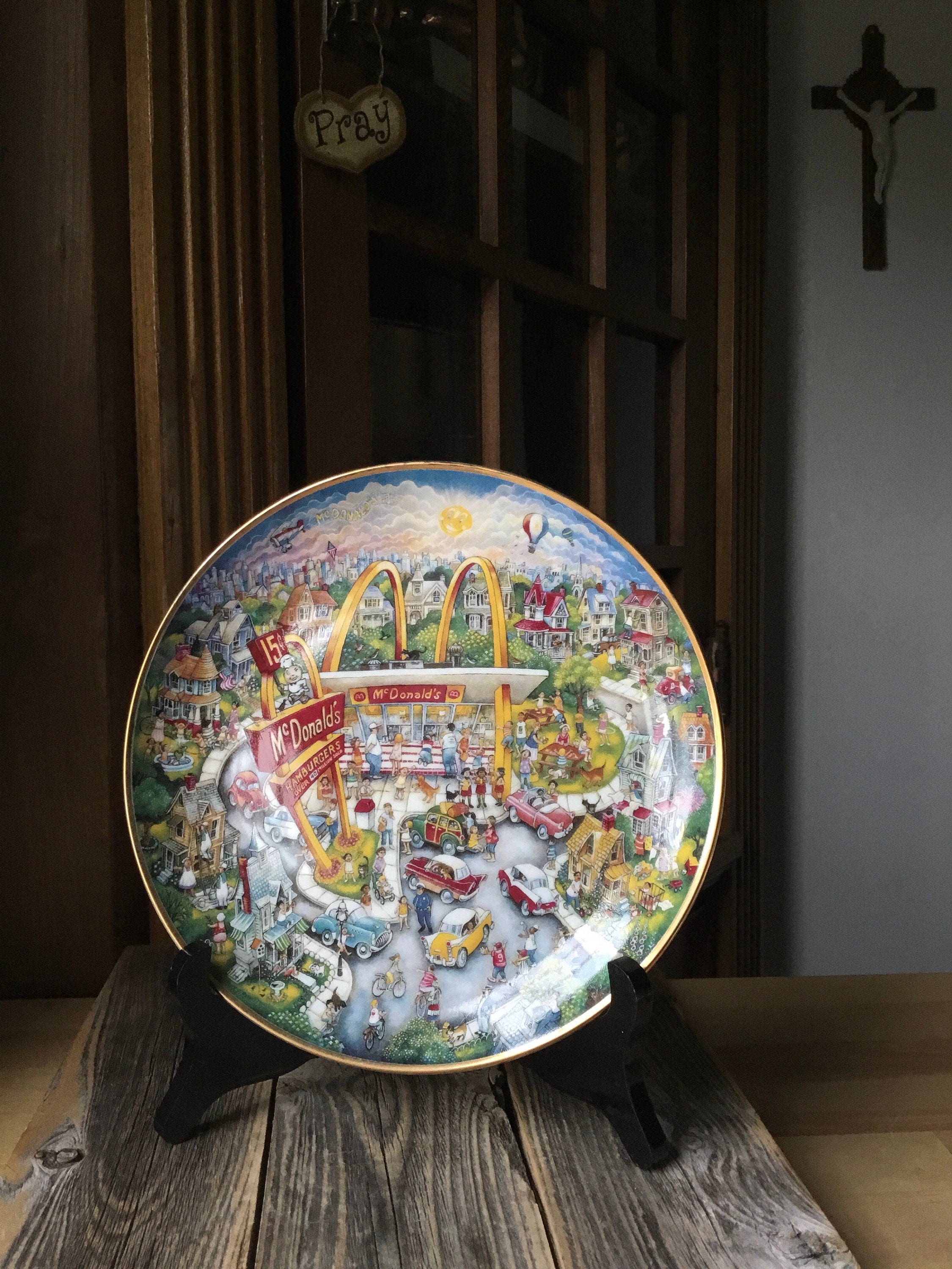 Mcdonald's Vintage “golden Moments” Collector's Plate