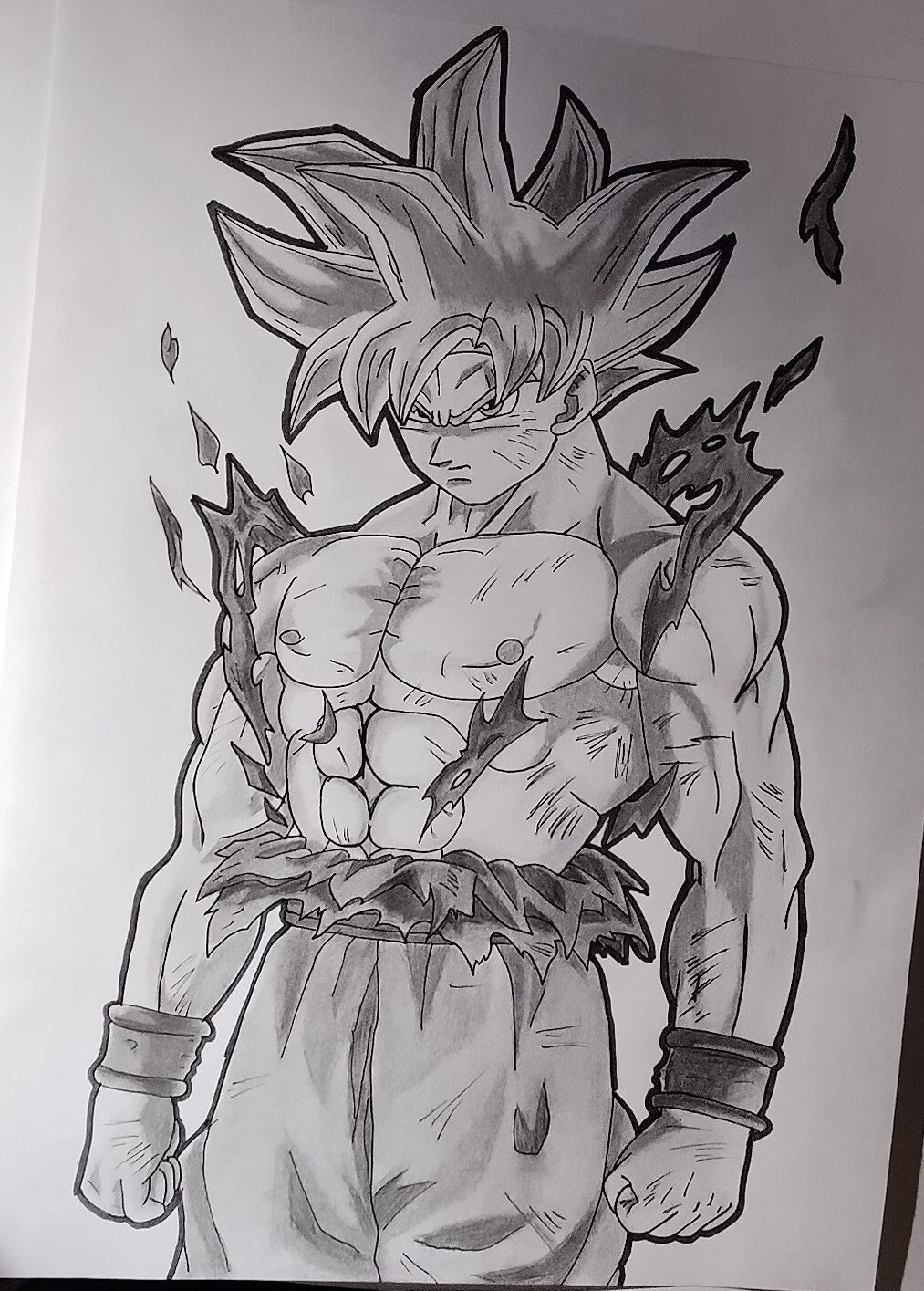 Hanguk Style Art - Drawings, art, and Korea: Speed Drawing #4 - Goku Ultra  Instinct - [New form Dragon Ball Super]