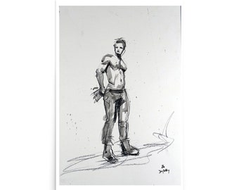 Raw Masculinity Print on Paper