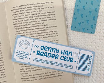 Jenny Han Reader Club Bookmark | The Summer I Turned Pretty | Conrad Fisher | Bookish Gift | Team Conrad | TSITP