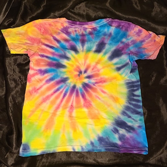 Rainbow Tie Dye Kids Size 6 7 Wonder Nation Brand T shirt 100