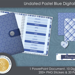 Digital Planner, Goodnotes Planner, Daily Digital Planner, iPad Planner, Notability Planner, Dated Undated Digital Planner