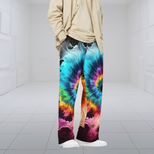 Mens tie dye pajama pants 2025