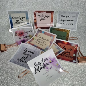 Stickers affirmation positive, autocollant de pensée positive, citation motivationnelle - développement personnel (bullet journal)