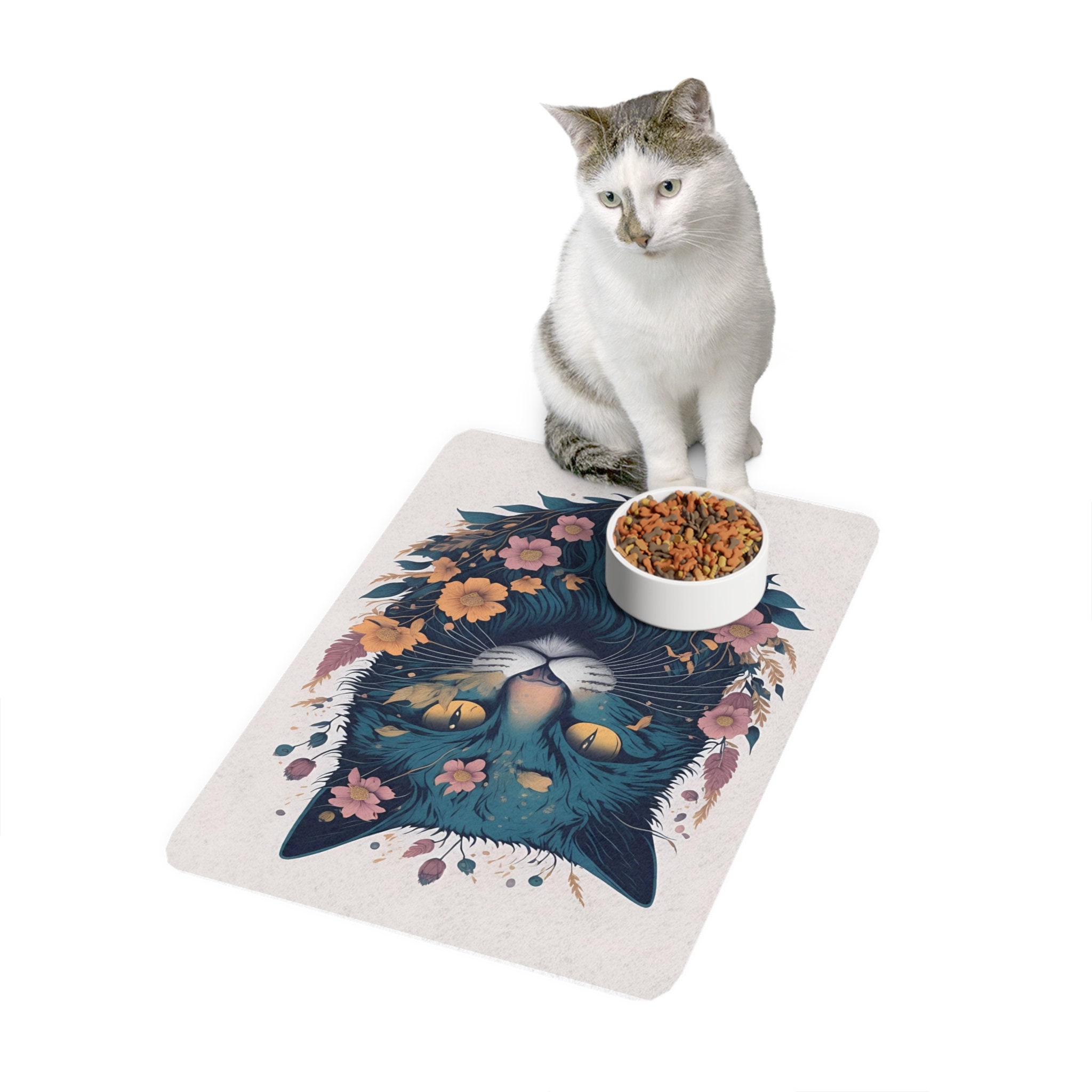 Pet Food Mat Pet Food Mat This Custom Pet Food Mat Offers Both Etsy