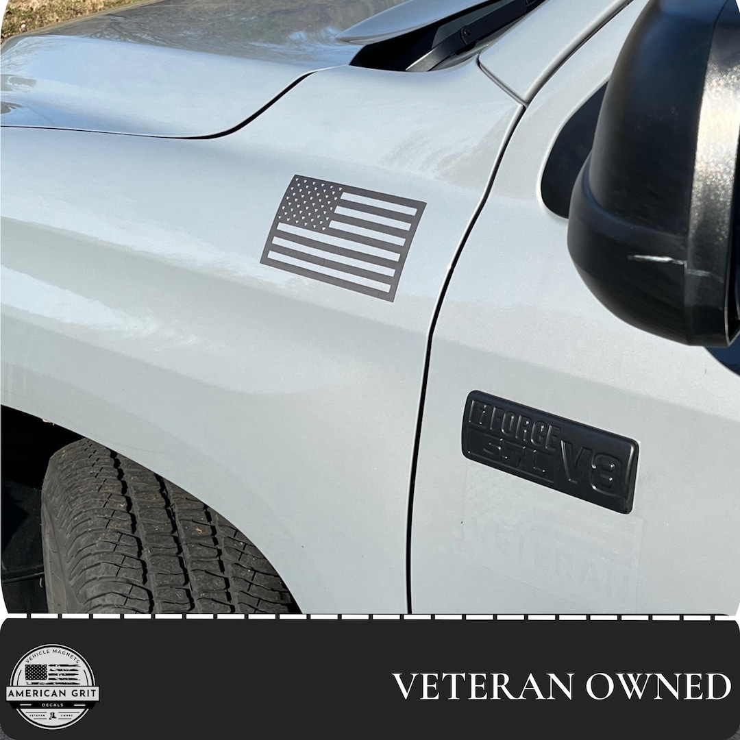 American Flag Car Magnet USA Flag Car Magnet - Etsy