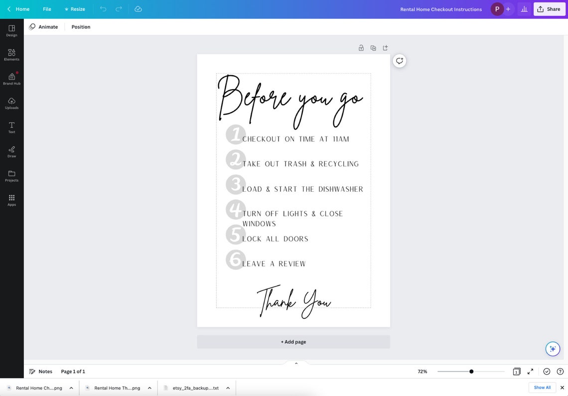 Airbnb Checkout Instructions Template Rental Checkout Instructions
