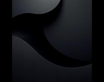 Techno DJ Wall Art Print, Electronic Music Producer Studio Decor, Minimal Abstract Poster