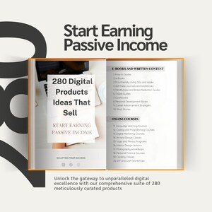 Digital Products Ideas That Sell For Passive Income -Best Seller Ideas List for Small Businesses + Bonus 35-Page Product Planner image 3