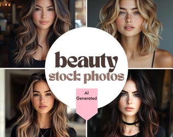 Fall Hair Stock Images,  Hair Model, Beauty Stock Photos, Hair Stock Photos, Makeup Stock Photos, Fashion Model, Ai Stock Photo, Beauty