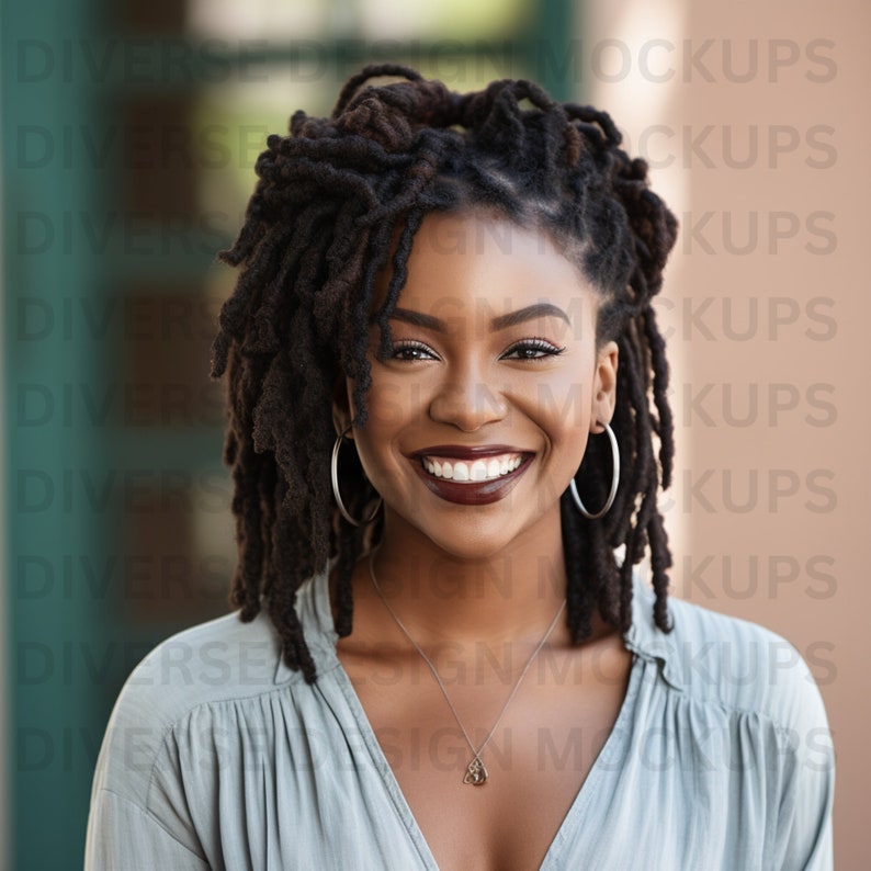 Stock Images - Beauty Stock Photos, Dreadlock Stock Photos, Natural Hair Stock Photos, Sister Locs, African American Braids Photos, Beauty