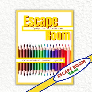 Escape Room, Escaperoom,  Escape Puzzle, Classroom Escape the Room, Escape Room game, End of School year, Instant Download