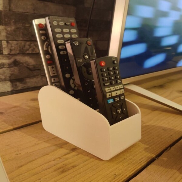 Remote Control Holder Etsy
