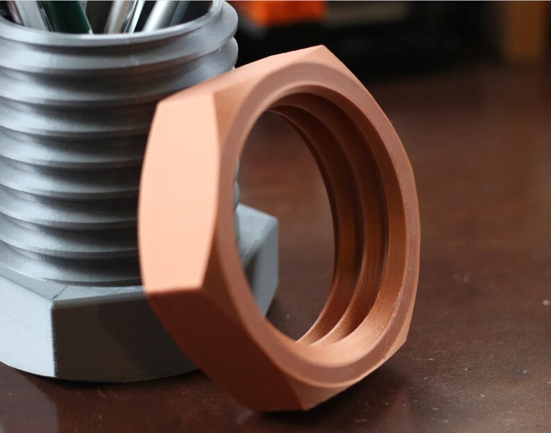 Nut & Bolt Pen/pencil Holder Functional Fidget Pen Holder Etsy