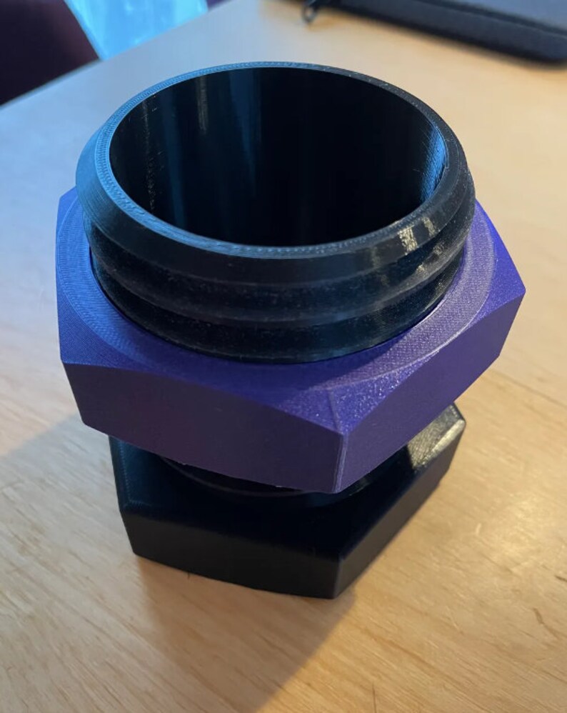 Nut & Bolt Pen/pencil Holder Functional Fidget Pen Holder Etsy