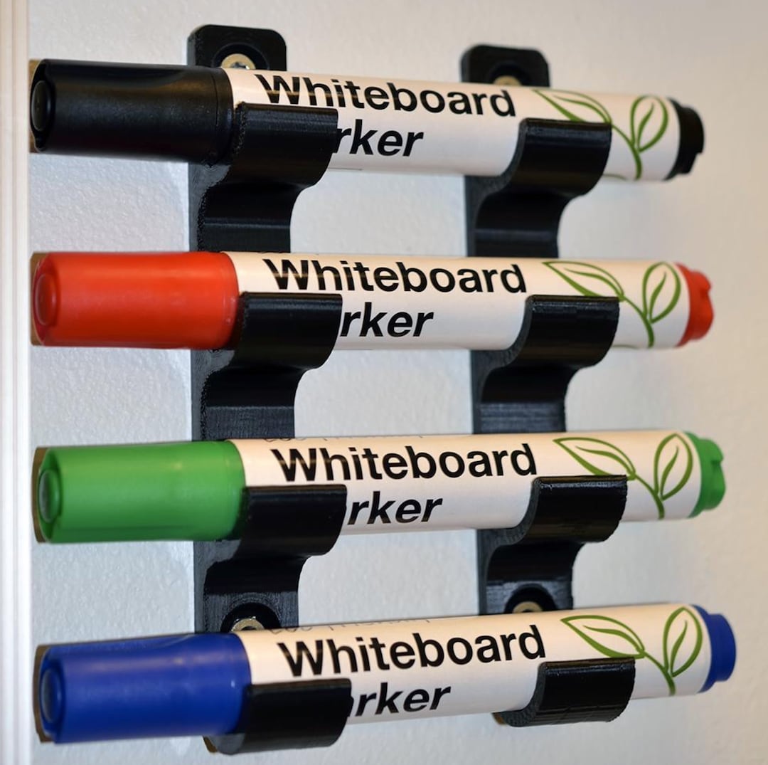 Whiteboard Marker Wall Mount Expo Dry Erase Marker Storage Etsy