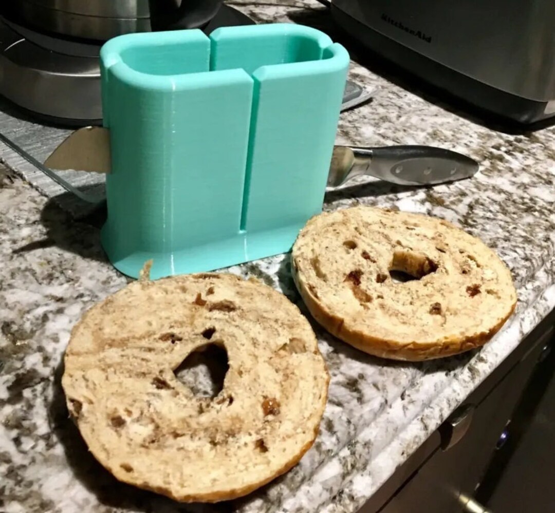 Bagel Slicer Bagel Holder Bagel Cutting Stand Breakfast Etsy