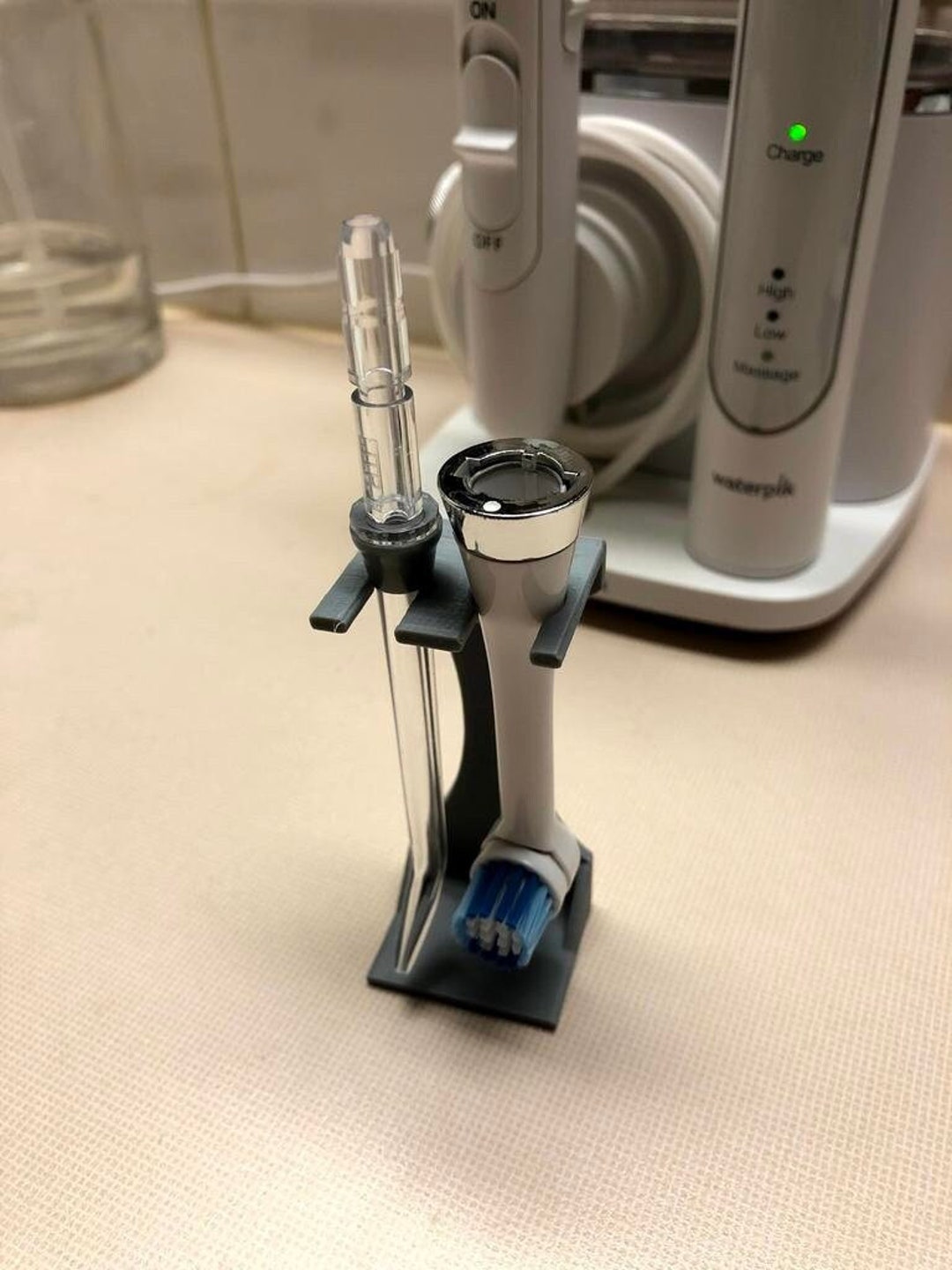 Waterpik Toothbrush Head & Flosser Stand Toothbrush Docking Etsy